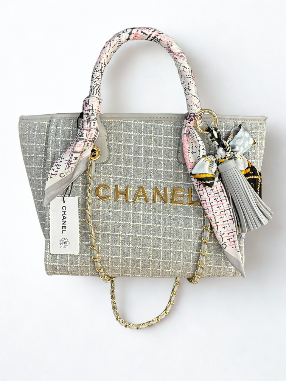 Örgülü Kumaş Klasik El ve Omuz Çantası