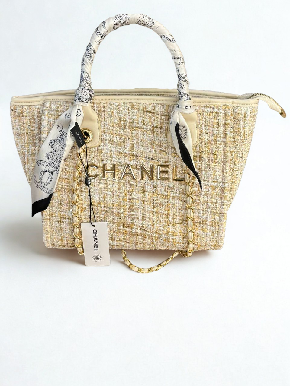 Örgülü Kumaş Klasik El ve Omuz Çantası