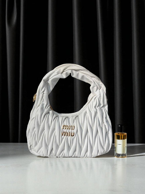 Kabartma Deri Klasik El ve Omuz Çantası