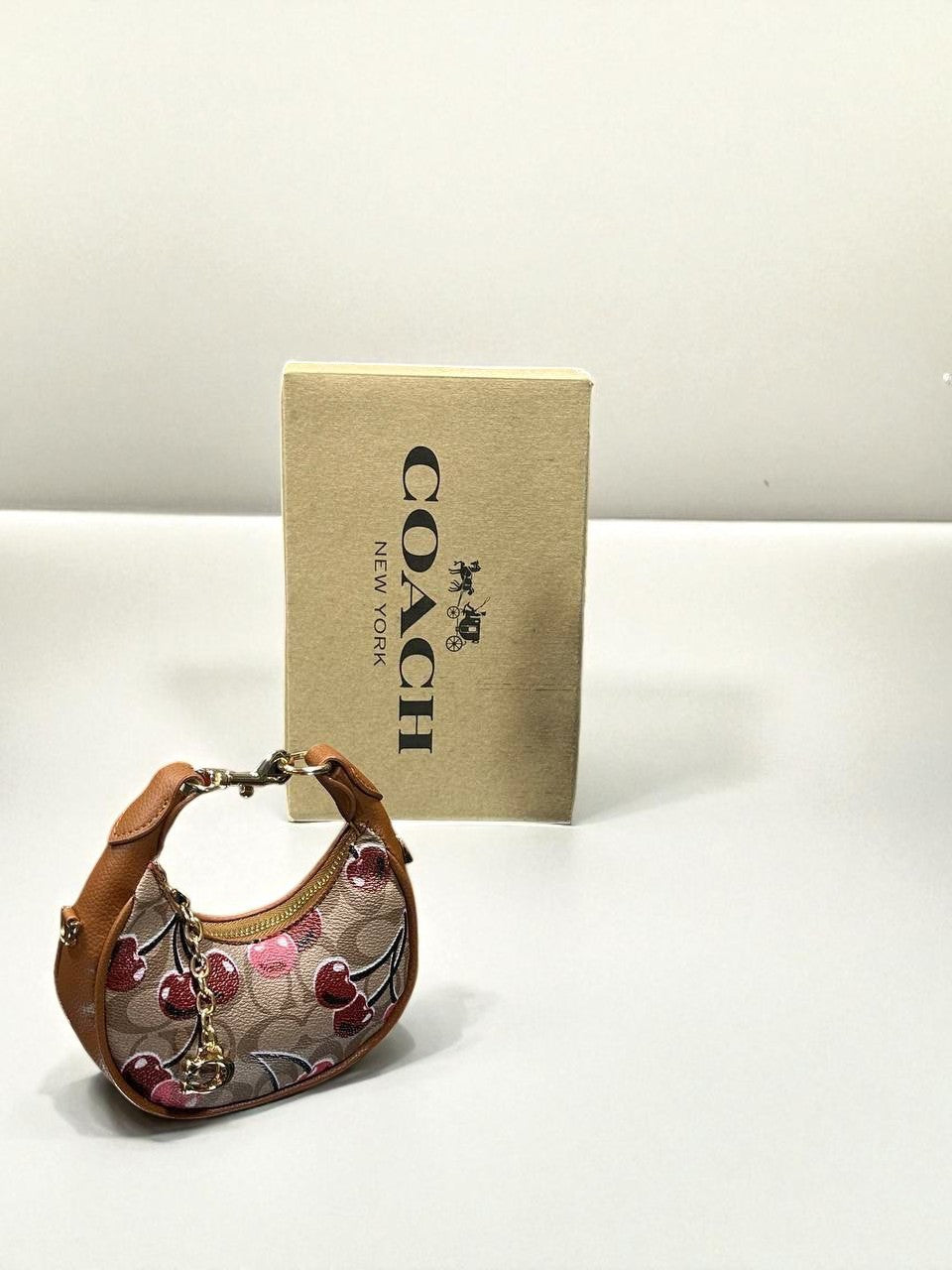 Mini Desenli Klasik El ve Omuz Çantası