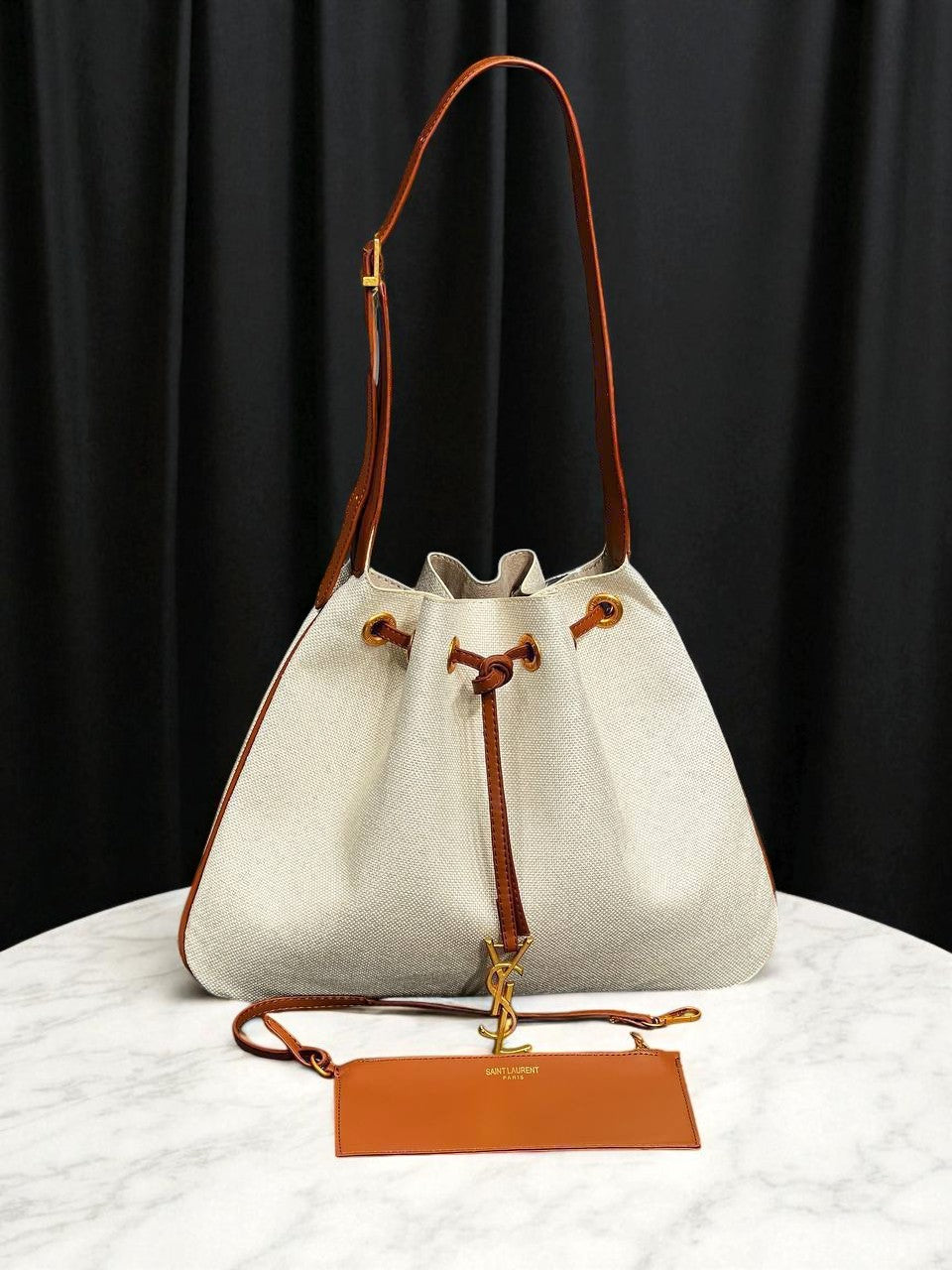 YSL SAINT LAURENT MEDIUM HOBO BAG